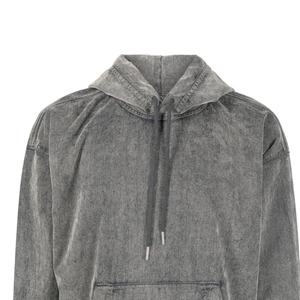 Sudadera con capucha de lavado ácido de dos tonos para hombre, Jersey vintage con Capucha con cordón y lavado a la piedra de alta calidad - Product Image 6