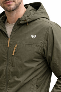 Chaqueta Cortavientos Ligera con Capucha para Hombre, Resistente al Agua, Informal para Exteriores, Logotipo Personalizado, Proveedor OEM al por Mayor - Product Image 5