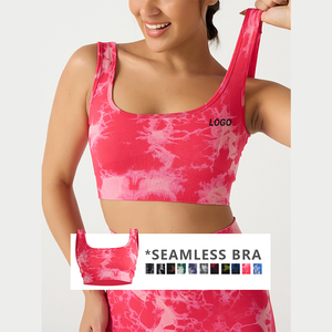 Sujetador deportivo de alta calidad para mujer, estilo racerback, suave como la mantequilla, top corto para correr, entrenamiento, gimnasio, fitness, alta sujeción, a prueba de golpes, para yoga - Product Image 1