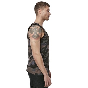 Camiseta Deportiva sin Mangas para Hombre, Estilo Urbano, 100% Algodón, Transpirable, de Secado Rápido, con Estampado por Transferencia Térmica, Personalizable al por Mayor, Estilo Vintage - Product Image 3