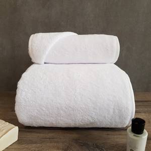Serviettes de bain en coton égyptien blanc, épaisses, luxueuses, douces, absorbantes, qualité hôtel et spa - Product Image 5