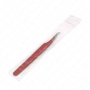 Professional Stainless Steel Eyelash Extension Tweezers Pointed Fiber Tip Volume Lash Isolation <b>Tool</b> with Custom Logo - Product Image 6