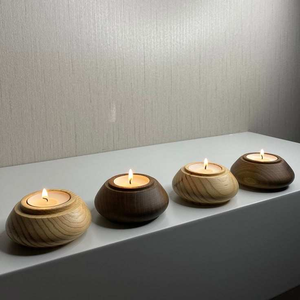 Portavelas de Madera con Forma de Estrella, Decoración Navideña, Económico, Nuevo Diseño, Estilo Americano, Artículos en Dólares - Product Image 4