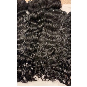 Offre Spéciale sur des Bundles de Cheveux Naturels Indiens Bouclés Remy, Doux et Sains, Double Trame Faite à la Machine, 100g, pour Couture et Tissage - Product Image 1