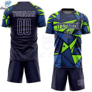 ชุดฟุตบอลสั่งทำขายส่ง ชุดยูนิฟอร์มฟุตบอล ชุดฝึกซ้อม เสื้อและกางเกงฟุตบอลแบบซับลิเมชั่น พร้อมพิมพ์โลโก้ - Product Image 2