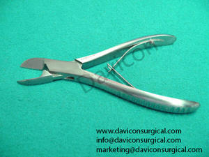 Pinzas manuales de instrumentos quirúrgicos ortopédicos Kazanjian para cortar huesos Abrazadera de acero inoxidable con tecnología de sujeción de metal - Product Image 3