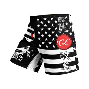 Pantalones Cortos de MMA para Hombre, Estampado de Azulejos, Cintura Elástica, para Entrenamiento en Gimnasio, Kickboxing, Ligeros, de Secado Rápido, Coloridos, para Artes Marciales Mixtas - Product Image 5