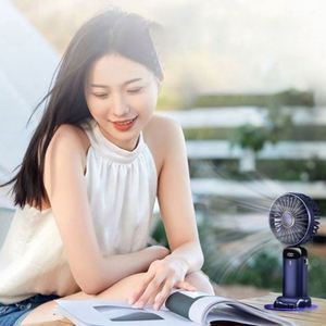 Ventilateur électrique miniature personnalisé avec logo, rechargeable par USB, vente en gros, cadeaux promotionnels personnalisés - Product Image 5
