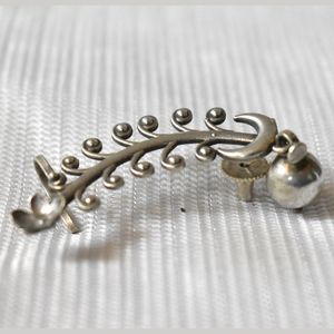 Trending Brass Handmade Silver look alike brass Ear <b>Cuff</b> Brass Ear Wrap Fashion Jewelry for women and girls - Product Image 1