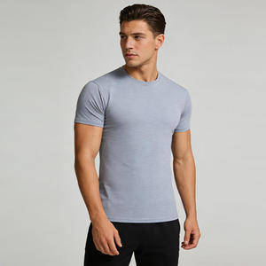 T-shirt basique en coton doux pour homme, respirant, léger, confortable, décontracté, idéal pour tous les jours, indispensable pour l'été - Product Image 1