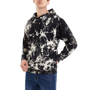 Sudadera con Capucha para Hombre, Corte Holgado, Color Sólido, Informal, Tejida, Manga Larga, con Bolsillos, para Otoño - Product Image 1