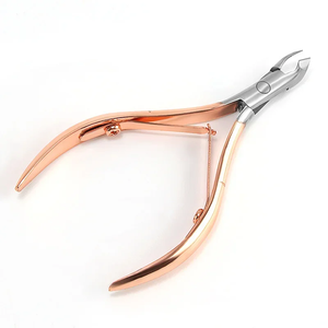 Cortacutículas de Precisión de 10 cm en Oro Rosa, con Apertura de Mandíbula Ancha, de Acero Inoxidable, para Salón Profesional y Uso Doméstico, Ideal para Manicura y Pedicura - Product Image 2