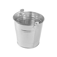 Seau en métal durable de style moderne très tendance avec poignée, capacité personnalisable, pour la maison, le jardin, les mariages, les fêtes et les décorations.