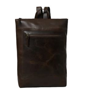 Durable Bohemian Animal Prints Genuine Leather <b>Backpack</b> with Zipper Closure for Men <b>Women</b> Daily Use in All Seasons - Product Image 1