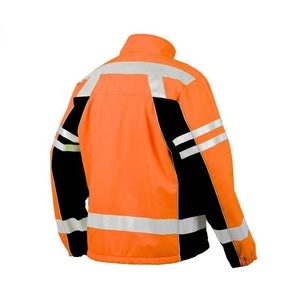 Chaqueta de Seguridad Reflectante de Alta Visibilidad Roja TriPro Sports, Impermeable, con Capucha, Ropa de Trabajo Industrial, Parka con Resistencia al Calor de 200°C - Product Image 6