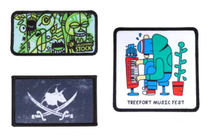 Patchs vierges personnalisés pour sublimation avec techniques d'impression, décorations sportives brodées thermocollantes avec logos sur tissu - Product Image 2