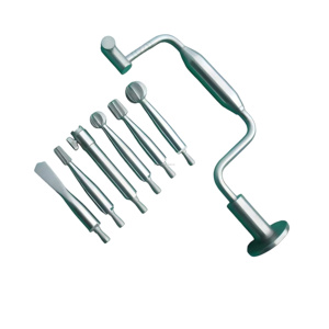 Ensemble de perceuses manuelles Hudson Brace en acier inoxydable de haute qualité, 7 pièces, instruments orthopédiques vétérinaires, fournisseur en gros - Product Image 5