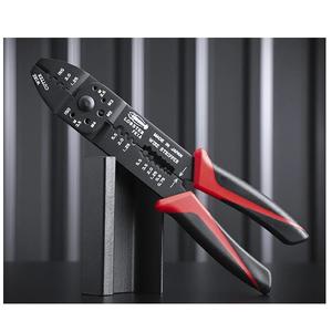 Herramienta de crimpado de acero de grado industrial Lobtex de Japón, famosa por su calidad, con mango de resina, funciones de corte y pelado, serie FK-A - Product Image 3