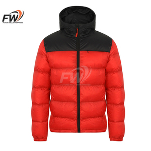 Chaqueta de Invierno para Hombre, Estilo Urbano, Impermeable, Reversible, con Cuello Alto, Brillante, MOQ Bajo, Gran Venta - Product Image 1