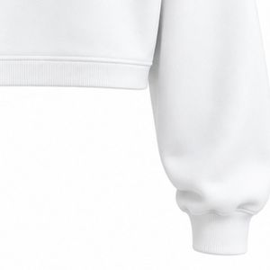 Sudadera con Capucha Corta para Mujer SGRho, Blanca, Bordada con el Escudo de Sigma Gamma Rho, Sudadera de Moda con Capucha para Hermandades Griegas - Product Image 3