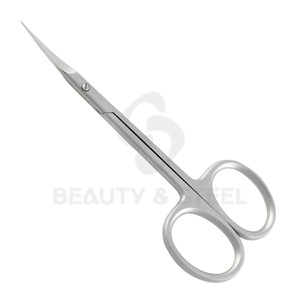 Ciseaux de manucure à pointe extra fine pour la coupe détaillée des ongles et des cuticules, avec lames courbées, pour un soin professionnel des cuticules - Product Image 1