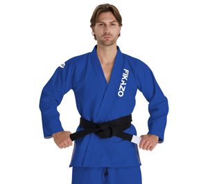 ชุดยูโด BJJ แบบสั่งทำพิเศษ ผ้าฝ้ายเนื้อเพิร์ลวีฟ ระบายอากาศได้ดี น้ำหนักเบา ทนทาน เหมาะสำหรับการฝึกซ้อม สำหรับผู้ชายและผู้หญิง ชุดออกกำลังกาย - Product Image 1