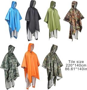 Poncho Impermeable de Maternidad Tallas Grandes con Estampado, Recubierto de PU, Poliéster Transpirable, con Capucha, Unisex, para Exteriores, ¡Gran Venta! - Product Image 3