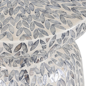 Stunning Natural Mother of Pearl Inlay Coffee/End <b>Table</b> Durable <b>Wooden</b> <b>Side</b> <b>Table</b> Handcrafted Boho Living Room Furniture - Product Image 2