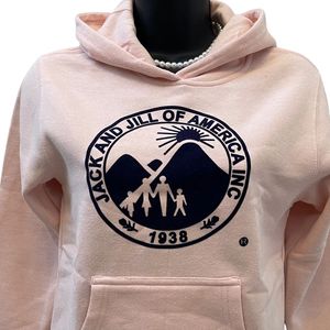 เสื้อฮู้ดผู้หญิงสีชมพูอ่อนลายกราฟิกปี 1938 แขนยาวผ้าฟลีซมีกระเป๋าจิงโจ้ สวมใส่สบายทรงหลวมสำหรับทุกวัน - Product Image 3