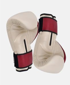 Gants de boxe professionnels unisexes pour l'entraînement et les sports de plein air, avec poignées, en cuir de vachette véritable et cuir PU, à lacets - Product Image 2