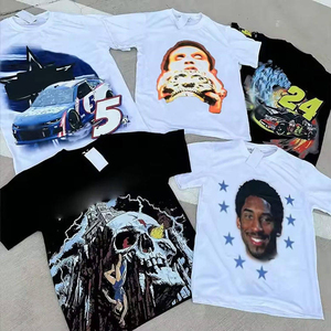 Customized Wholesale Good Quality Fashion <b>Round</b> Neck Heavy Apparel Plus Size Men's 260 250 240 230 220 Gsm Cotton T-shirts - Product Image 5