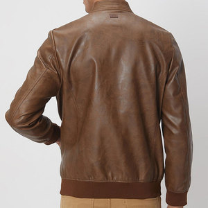 Chaqueta de Cuero para Hombre, Diseño Moderno y Elegante, Precio Bajo, Estilo Único, Chaqueta de Cuero Estilo Motero - Product Image 3