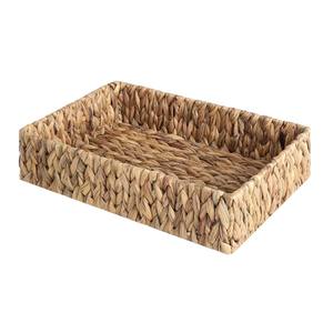 ISLA Paquete de 2 Cestas Rectangulares de Jacinto Tejidas a Mano, Contenedores Organizadores de Mimbre para Estantes, Armarios, Despensas, Decoración del Hogar, Venta al por Mayor OEM - Product Image 5