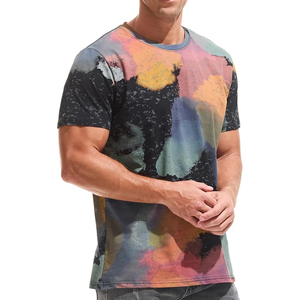 เสื้อยืดคอกลมผ้าถักไร้ตะเข็บสำหรับผู้ชาย 240GSM ผ้าฝ้ายเปล่า ขายส่งจำนวนมาก ยุโรป - Product Image 5