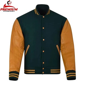 Vestes universitaires vierges de haute qualité en gros, vestes de baseball personnalisées pour hommes, vestes universitaires pour hommes - Product Image 6