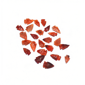 Puntas de Flecha de Cornalina Roja, Piedra Semipreciosa, Venta al por Mayor - Cristal Natural, Arte Popular Artesanal - Product Image 2
