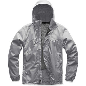 Chaqueta Cortavientos Impermeable con Capucha para Hombre, Ligera, Informal, para Exteriores, con Cierre de Cremallera y Cuello Alto - Product Image 1