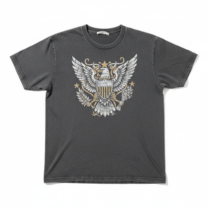 เสื้อยืดโอเวอร์ไซส์คุณภาพสูง ผ้าฝ้าย 100% สำหรับผู้ชาย รุ่นใหม่ล่าสุด สกรีนโลโก้ได้  แบบเรียบ หนา สไตล์ลำลอง ขายส่ง - Product Image 1