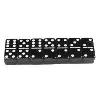 Ensemble de dominos double 6 en résine, effet marbre coloré, dominos en mélamine, spinner doré, logo personnalisé, vente en gros, divertissement