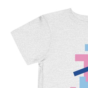Camiseta Gris Jaspeada con Estampado para Niños, Cuello Redondo, Manga Corta, Algodón Suave, Ropa Informal para el Día a Día, la Escuela y la Moda - Product Image 6