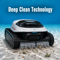 Robot de nettoyage de piscine automatique haute performance rechargeable sans fil pour piscines enterrées résidentielles