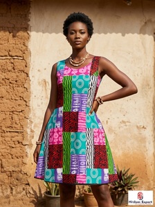 Tissu en coton polaire corail imprimé wax africain du Kenya, résistant aux taches, pour garçons, style Ankara, personnalisable OEM ODM, motifs hollandais vibrants - Product Image 3
