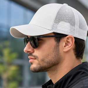 Gorra Trucker Unisex de 6 Paneles con Frente de Espuma, Parte Trasera de Malla, Visera Plana, Ajustable, Logotipo Bordado Deportivo Personalizado, MOQ Bajo - Product Image 2