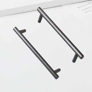 Factory Price Euro Style Zinc Alloy T-Bar Handle <b>Hardware</b> Products Antique Black Furniture Pull for Kitchen <b>Wardrobe</b> Cabinet - Product Image 1