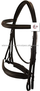 Brida de cuero de alta calidad para caballo con diadema decorativa, mayorista - Product Image 2