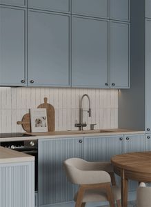 Meuble de cuisine Sanyang en bois massif de bouleau, moderne et luxueux, multifonctionnel, gris brillant, avec évier intégré, à prix abordable, armoire de rangement - Product Image 2