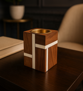 Brûleur Bakhoor en résine de bois de Ramadan arabe de luxe fabriqué à la main avec incrustation de résine à motif de diamant support de porte-encens Oud pour la maison - Product Image 5