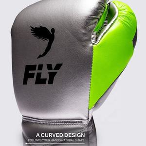 Guantes de Boxeo Profesionales Hechos a Medida con Cierre de Cordones Antideslizantes para Muay Thai y Sanda para Adultos, OEM, 100% Cuero Genuino - Product Image 2