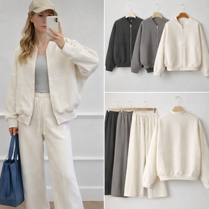 Prix d'usine, ensembles deux pièces pour femmes, logo personnalisé, imprimé uni, ensemble deux pièces en coton et lin, ensembles de vêtements pour filles, vente en gros - Product Image 4