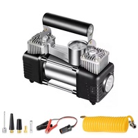 Pompa Kompresor Udara Ban Mobil Silinder Ganda 200W 150PSI Tekanan Tinggi Portabel Multifungsi